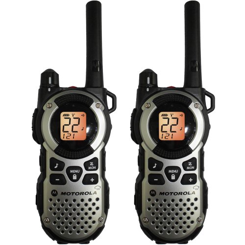 Motorola MT352R Giant FRS Weatherproof Two-Way – 35 Mile Radio Pack – Silver