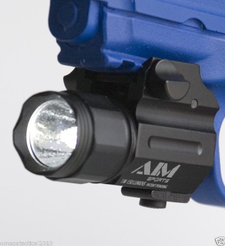 Compact Pistol Flash Light 150 LUMEN