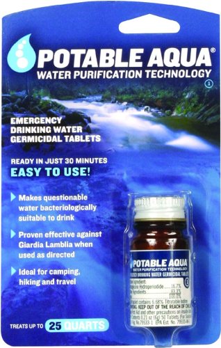 Potable Aqua Water Treatment Tablets