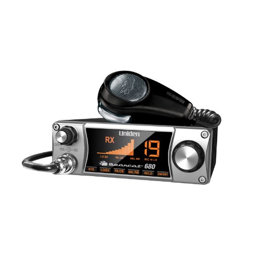 Uniden Bearcat 680 CB Radio with Ergonomic Pistol Grip Mic