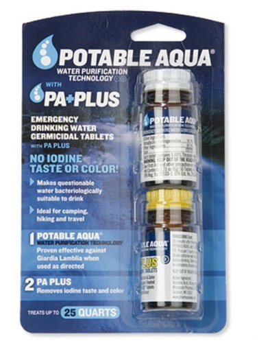 Potable Aqua Water Purification Tablets with PA Plus