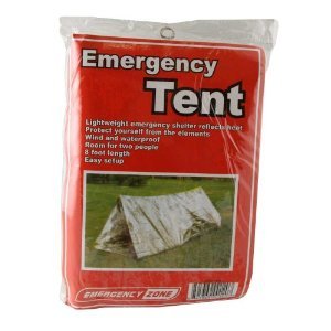 Emergency Shelter Tent, Reflective Tube Tent, Cold Weather Emergency Shelter, Emergency Zone Brand