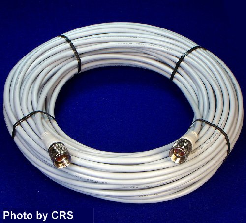 100 ft RG8X COAX CABLE for CB / Ham Radio w/ PL259 Connectors – Workman 8X-100-PL-PL