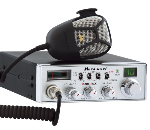 Midland 5001Z 40 Channel Mobile CB with Switchable Noise Filter, RF Gain PA and Instant Channel 9