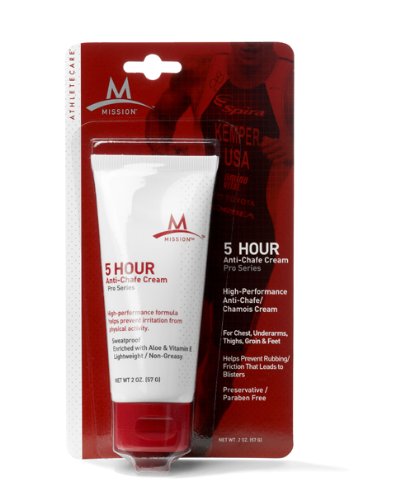 Mission Athletecare 5 Hour Anti-Chafe Cream, 2-Ounce Tube