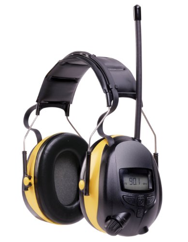 3M TEKK WorkTunes Hearing Protector, MP3 Compatible with AM/FM Tuner