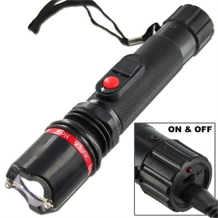 Powerful Tactical Security Flashlight 3.8 Million Volt Stun Gun