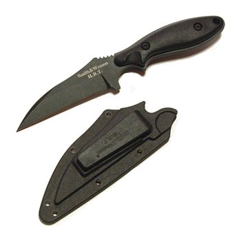 Smith & Wesson SWHRT1 HRT Tactical Boot Knife, Black