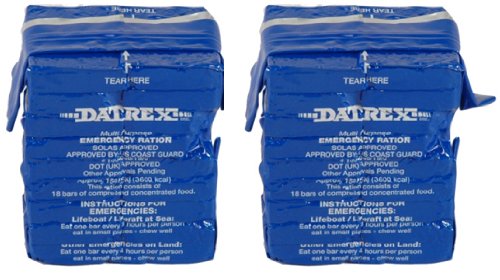 Datrex 3600 Calorie Emergency Food Bar for Survival Kits, Disaster Preparedness, Survival Gear, Survival Supplies, Schools Supplies, Disaster Kit (Pack of 2)