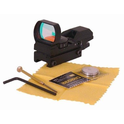 UAG Tactical 4 Reticle Red Dot Open Reflex Sight with Weaver-Picatinny Rail Mount