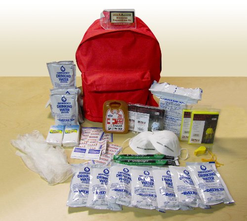 Safe-T-Proof 2 Person/3 Day Grab and Go BackPack Emergency Survival Kit with 5 Year Shelf Life