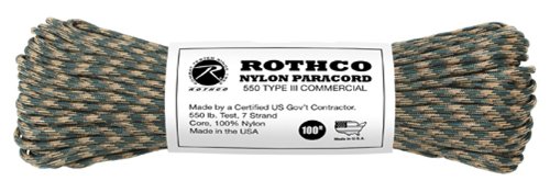 Rothco 550lb. Type III Nylon Paracord