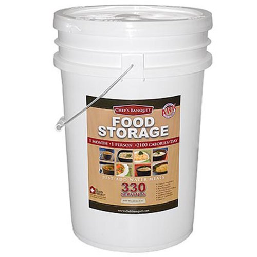 Chef’s Banquet ARK 1 Month Food Storage Supply (330 Servings) 13.0×13.0x13.0 – rp_0014