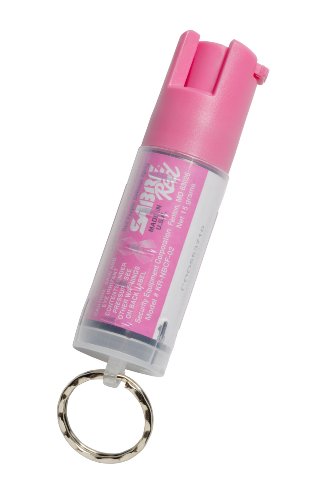 Sabre .54-Ounce Pepper Spray with Compact Pink Economy Key Ring (Supports National Breast Cancer Foundation)