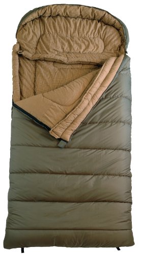 TETON Sports Celsius Regular -18 Degree C / 0 Degree F Flannel Lined Sleeping Bag (80″x 33″)