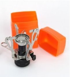 Ultralight Backpacking Canister Camp Stove with Piezo Ignition 3.9oz!