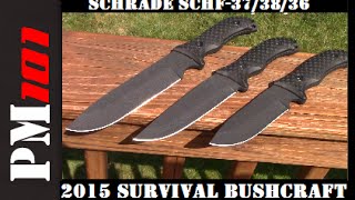 Schrade 2015 Bushcraft Survival Knife Lineup: First Ever Unboxing!!