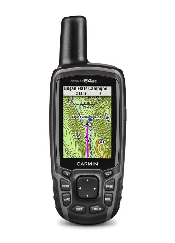 Garmin GPSMAP 64st, TOPO U.S. 100K with High-Sensitivity GPS and GLONASS Receiver