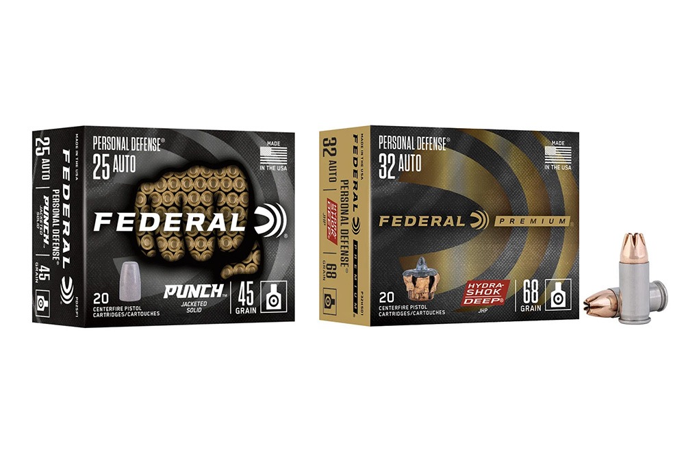 Federal Ammunition Releases .25 Auto & .32 Auto Defensive Loads