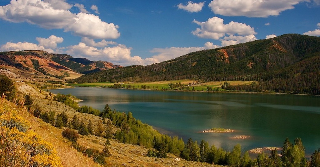 June 23, 1925, landslides created “Slide Lake”, in Wyoming.