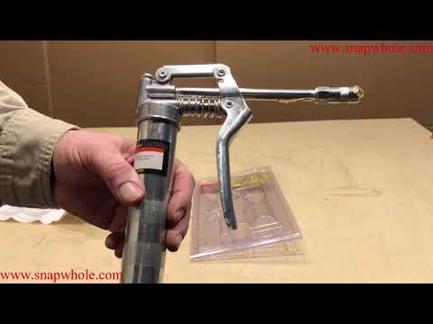 Harbor Freight Pittsburgh Mini Grease Gun Setup and How to Use and Review