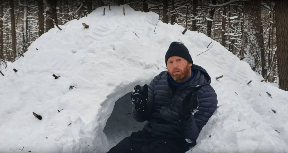 How to Build a Quinzee Snow Shelter For Winter Camping [FREE DOWNLOAD: Quinzee Checklist]