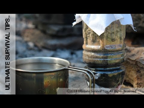 Make YOUR Survival Water Filter – Step-By-Step – Portable Emergency Water Filter DIY