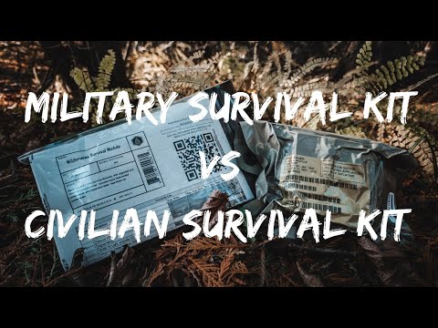 Military Survival Kit vs Civilian Survival Kit