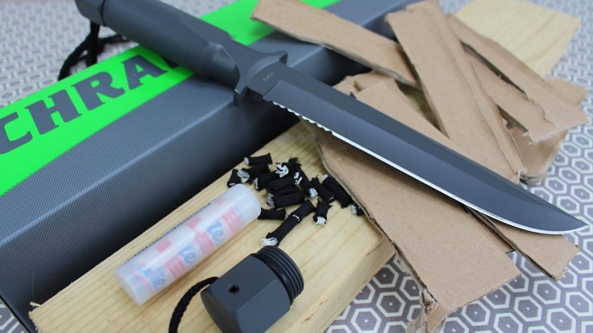 SCHRADE SCHF2 (Plus SCSK2) One Piece Survival Knife *REVIEW*