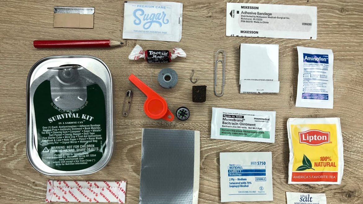 Testing Sardine SURVIVAL Kit from AMAZON