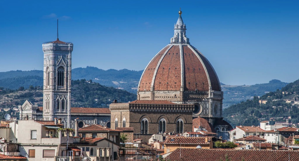 August 7, 1420, construction began on the dome of Florence Cathedral.