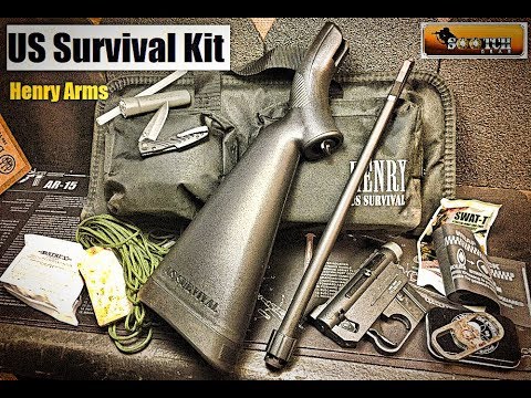 New Henry Rifle US Survival Kit