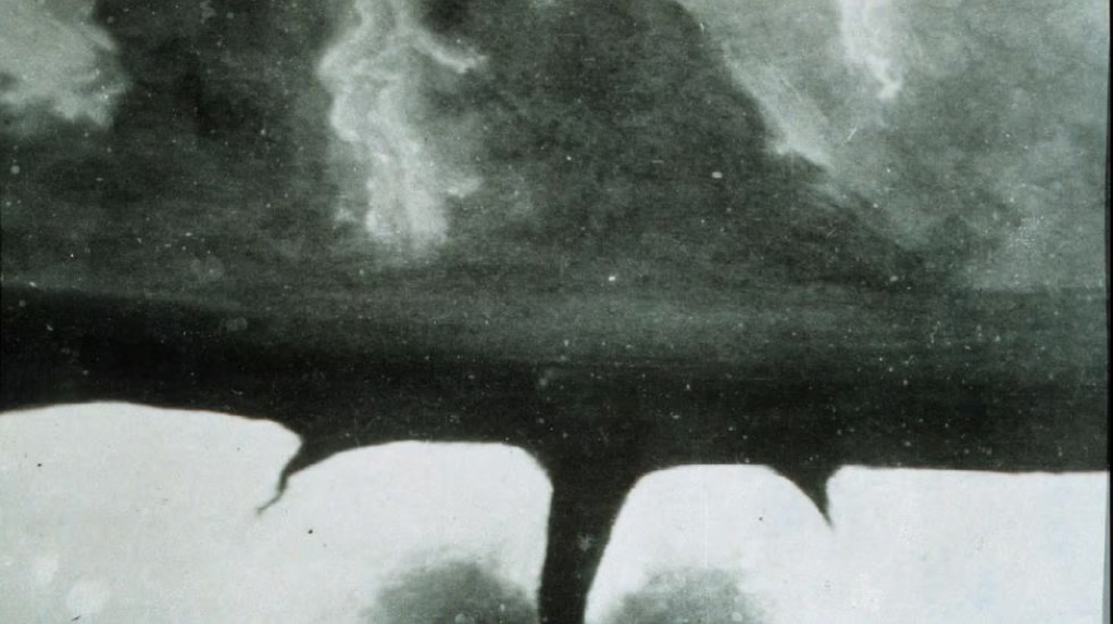 On this day in 1884, the first known photograph of a tornado was taken.