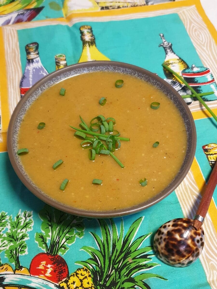 Potato, Paprika & Choko Soup (Vegan)