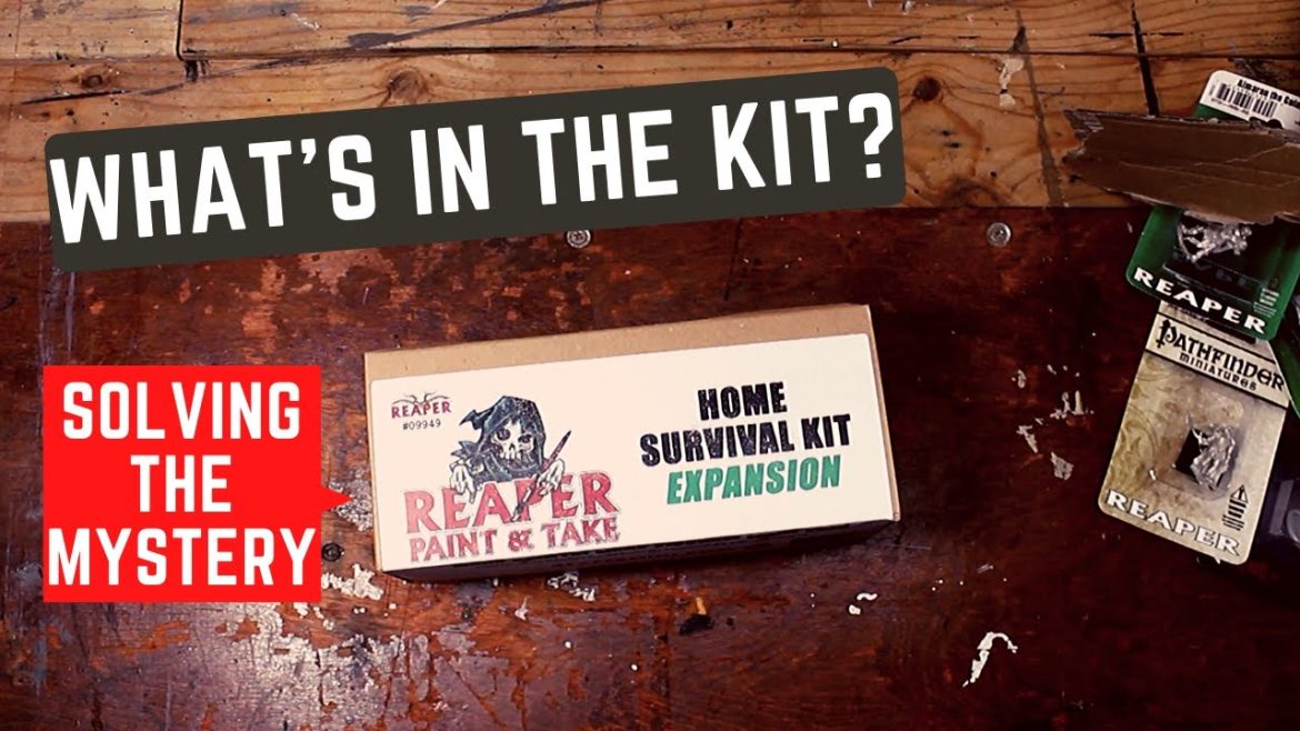 Reaper Miniatures Paint & Take Home Survival Kit Expansion Unboxing and Review!