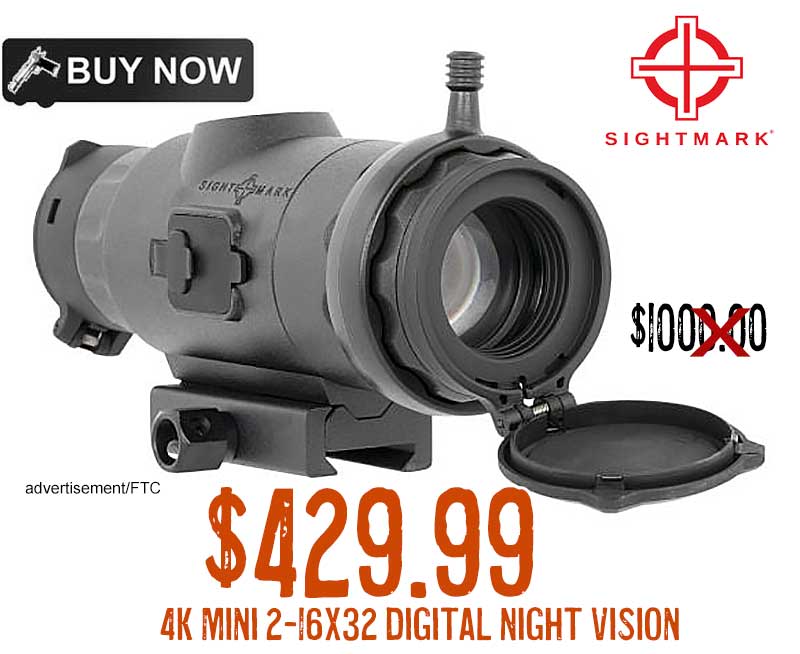 Sightmark Wraith 4K Mini 2-16×32 Digital Night Vision Rifle Scope $429.99 …U Save $570.00+