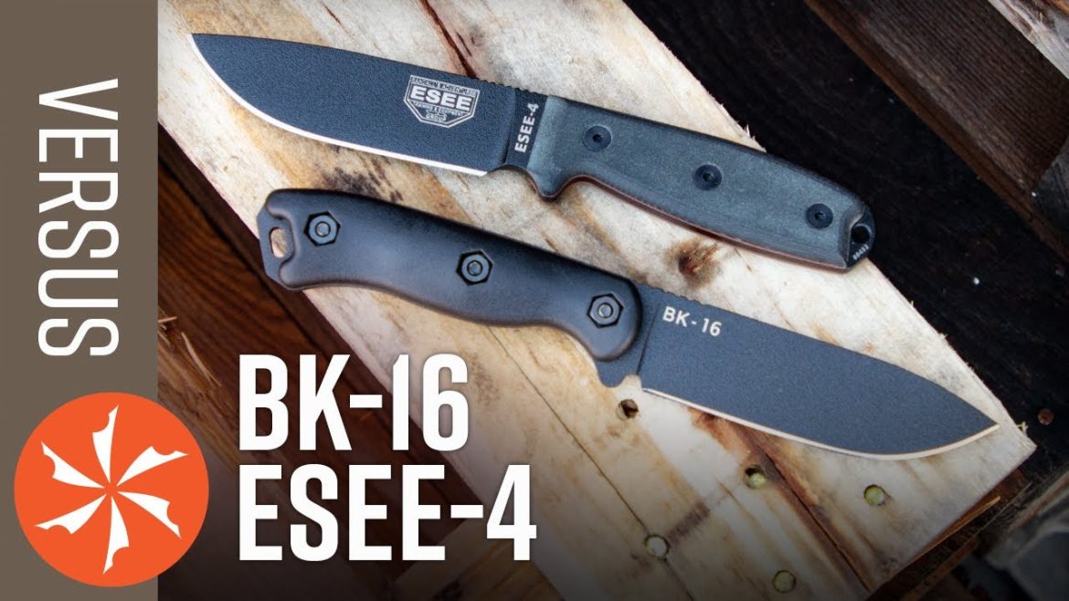 Survival Knife Showdown: Becker KA-BAR BK-16 vs ESEE-4 – KnifeCenter Reviews