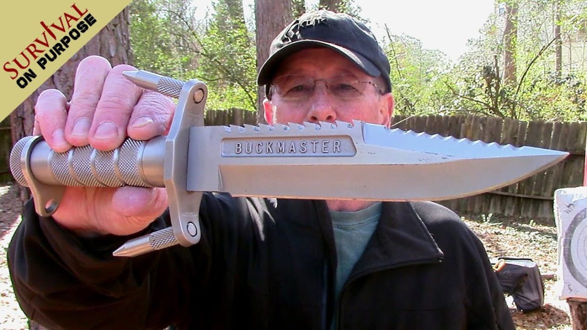 Vintage Buckmaster 184 Knife – The Rambo Survival Knife Project