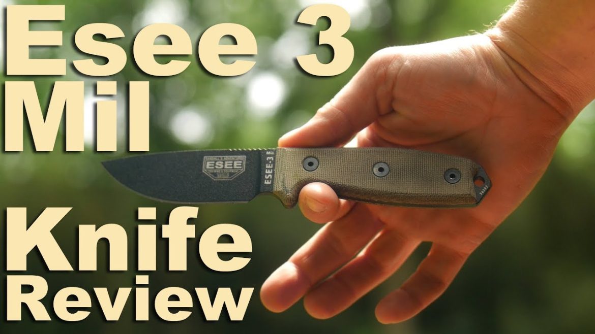 Esee-3 MIL Knife Review.  The Classic fixed blade reviewed yet again.