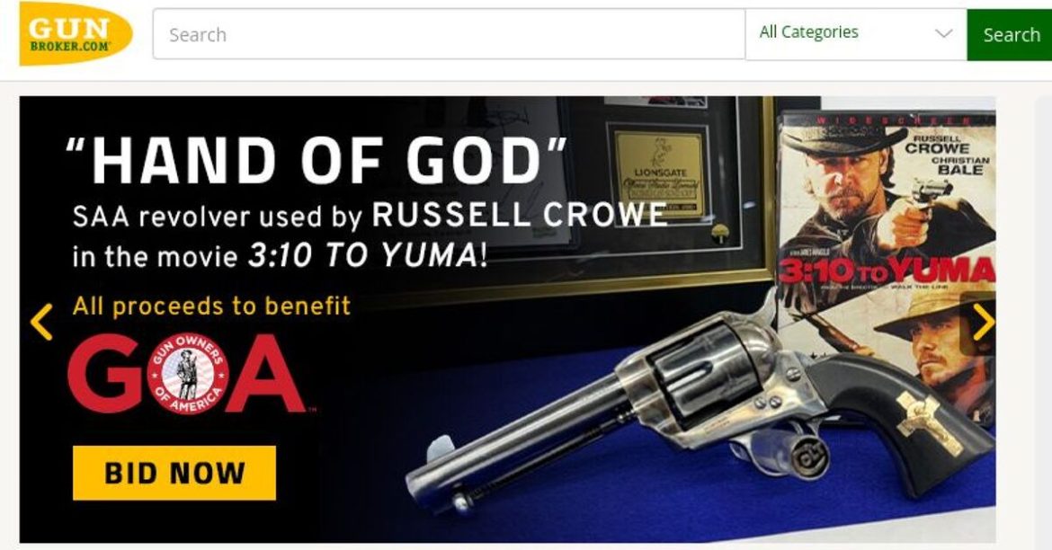 “Hand of God” Revolver From 3:10 to Yuma Up For Auction