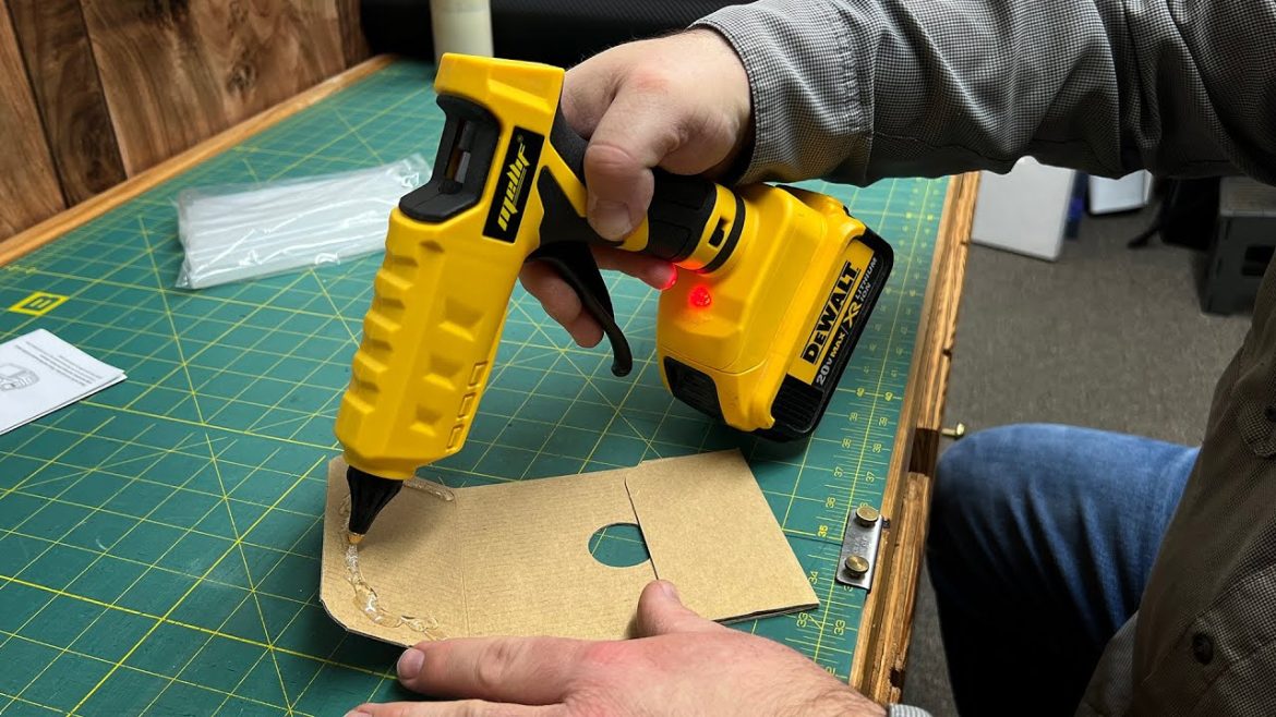 Mellif Cordless Hot Glue Gun for Dewalt 20V Max Battery Review