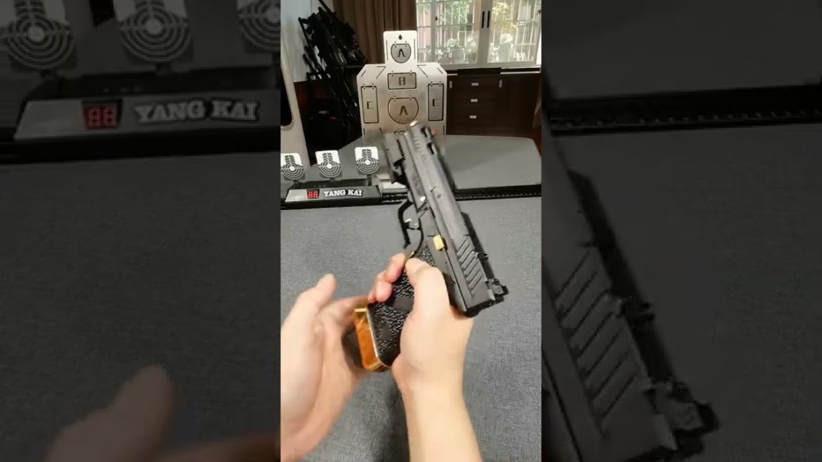 [New] Tactical Glock Blowback Shell Ejecting Pistol – Toy Gun