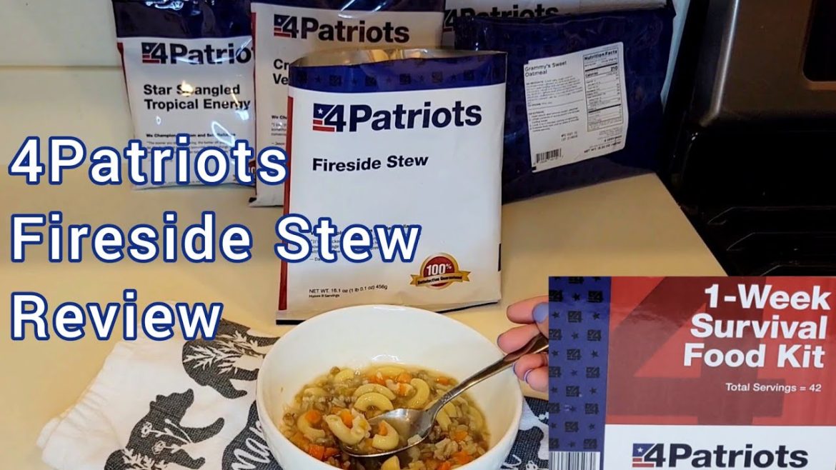 4Patriots Food Review | 1 Week Survival Food Kit | Fireside Stew Review