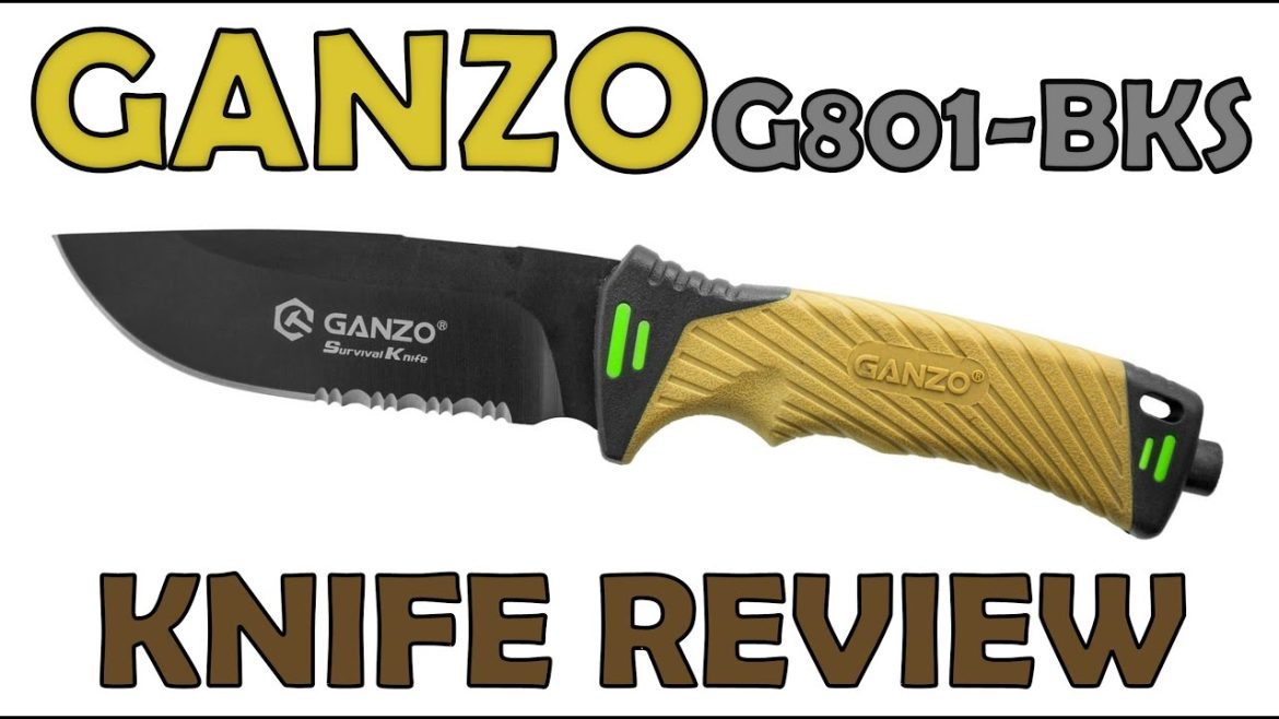 ?Ganzo G801-BKS full tang "survival" knife REVIEW