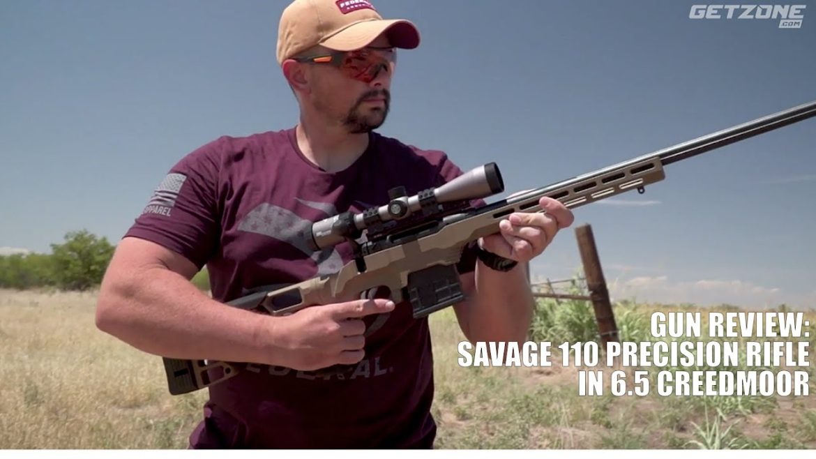 Gun Review: Savage 110 Precision Rifle in 6.5 Creedmoor | GetZone.com Range Test