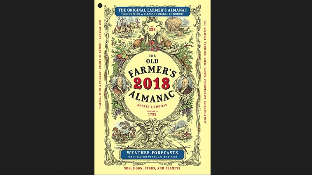 On October 13, 1792, the first “Old Farmer’s Almanac” was first published.