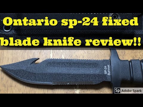 Ontario Knife SP-24 USN-1 survival Knife review!