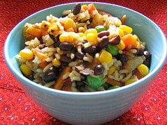 Rice and Beans Using Shelf-Stable Ingredients