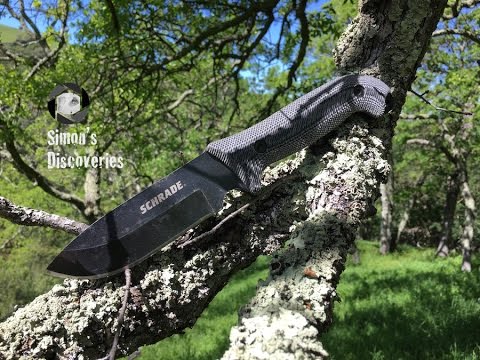 SCHRADE SCHF51M Inexpensive & Functional Survival Knife Review