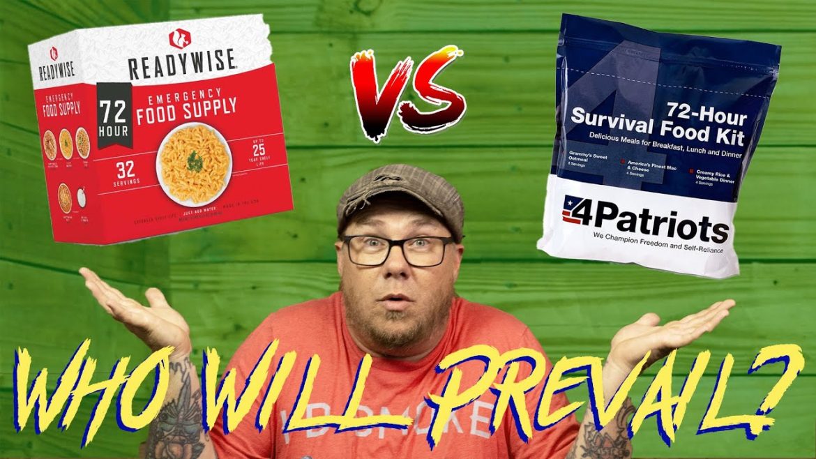 72 Hour Survival Food Kit Showdown (Readywise VS 4Patriots)